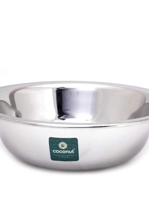 coconut-stainless-steel-basin-22guage-multipurpose-bowl-1-unit-diameter-26-cm