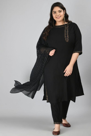 prettyplus-by-desinoor-black-straight-rayon-womens-stitched-salwar-suit-pack-of-1-none