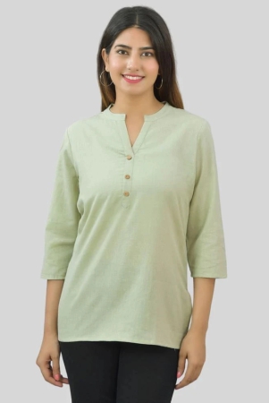 ppthefashionhub-rayon-solid-straight-womens-kurti-mint-green-pack-of-1-none