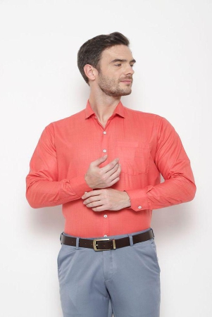 srey-orange-cotton-blend-slim-fit-mens-formal-shirt-pack-of-1-none