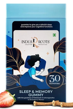 indus-roots-sleep-and-memory-gummy-melatonin-5mg-and-ashwagandha-supplement-30-n