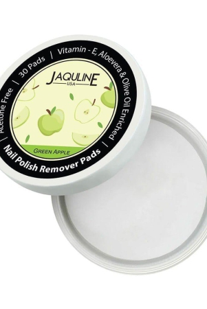 Nail Polish Remover Pads : Green Apple 30s