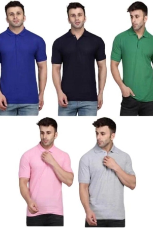 mens-pack-of-5-half-sleeves-polo-neck-t-shirt-m