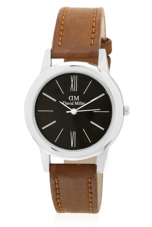 david-miller-brown-leather-analog-womens-watch