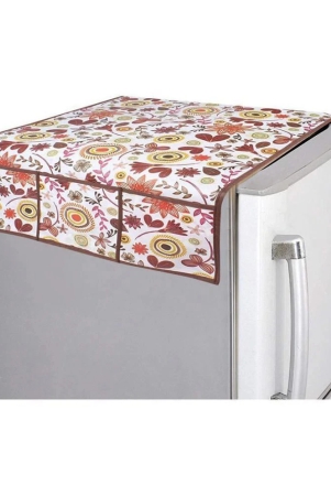 prettykrafts-single-pvc-magenta-fridge-top-cover-magenta