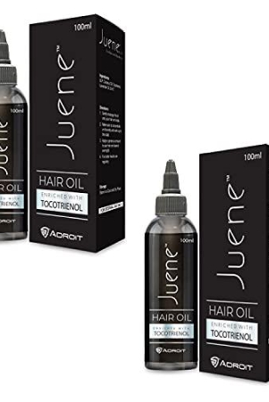 juene-hair-oil-enriched-with-tocotrienol-coconut-oil-antioxidant-support-hair-protection-hair-protein-for-damaged-hair-vegetarian-100ml-pack-of-2