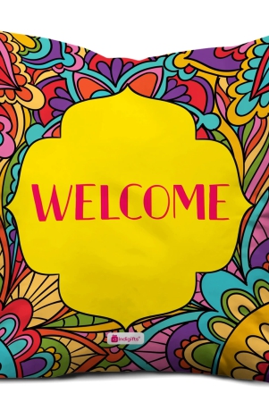 indigifts-dipawali-gift-items-welcome-quote-multicolor-cushion-cover-16x16-inches-diwali-gift-items-diwali-decoration-items-deepavali-decoration-dipawli-gifts-deepawali-greetings