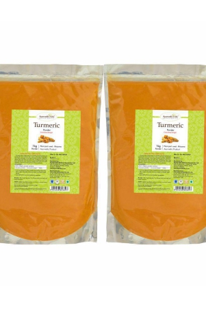 Ayurvedic Life Turmeric Powder 1 kg Pack of 2