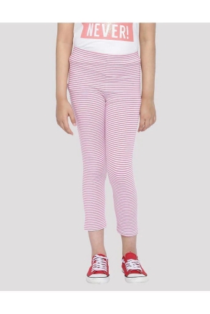 Ariel Pack of 1 Girls Cotton Leggings ( Pink ) - None