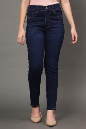 AngelFab - Blue Denim Skinny Fit Women''s Jeans ( Pack of 1 ) - None