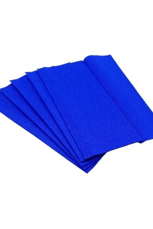 pransunita-flower-making-duplex-wrinkled-stretchable-crepe-paper-for-diy-flower-making-and-wrapping-size-25-x-55-cm-pack-of-5-sheets-royalblue