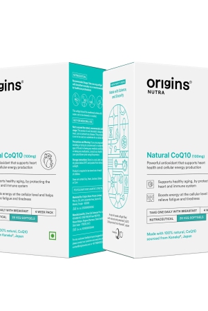 origins-nutra-naturals-coq-10-100mg-boost-energy-stamina-supports-heart-health-relieves-migraine-coq-10-gmp-certified-for-men-women-28-veg-soft-gels-pack-of-2