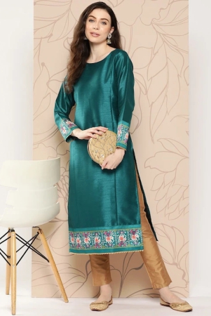 women-ethnic-motifs-embroidered-gotta-patti-kurta