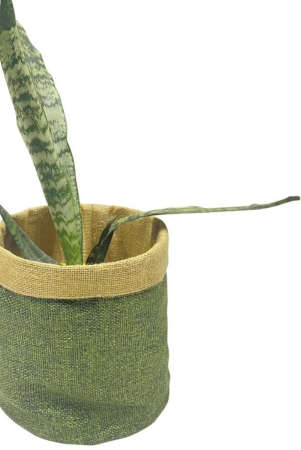 jute-plant-baskets-for-pots-green