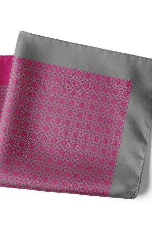 chokore-magenta-silver-silk-pocket-square-indian-at-heart-line-18x18