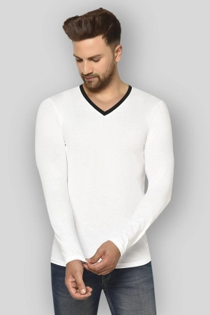 glito-white-cotton-blend-regular-fit-mens-t-shirt-pack-of-1-none