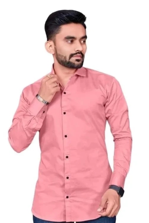 Mens Formal Pink Color Shirt