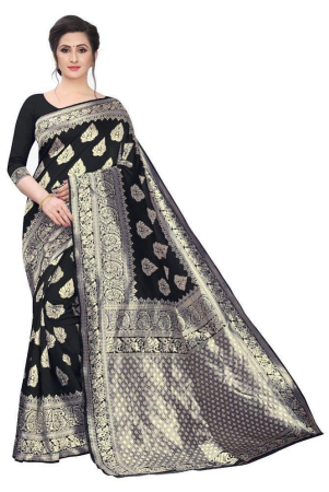 ofline-selection-black-polycotton-saree-single