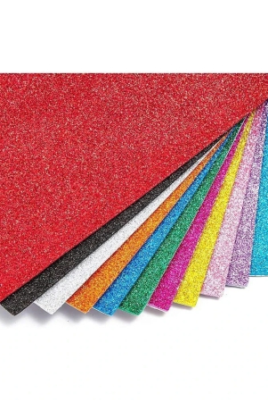 eclet-a4-glitter-foam-sheet-sparkles-2-mm-thick-10-different-color-for-art-craft