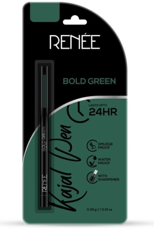 renee-bold-green-kajal-pen-with-sharpener-24-hrs-stay-long-lasting-kohl-pencil-035gm