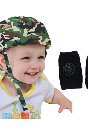 baby-safety-helmet-kneepads-green