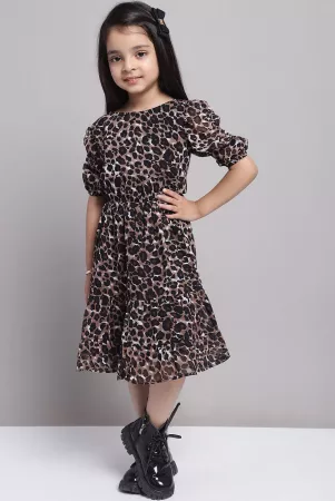 mini-ming-girls-abstract-print-puff-sleeve-georgette-fit-flare-midi-dress