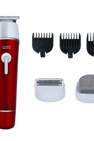 croma-cordless-wet-dry-trimmer-for-beard-and-hair-for-men-120mins-runtime-water-resistant-red