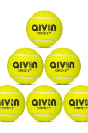 aivin-green-rubber-cricket-ball-pack-of-6-myouth