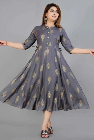 smien-grey-rayon-womens-anarkali-kurti-pack-of-1-none