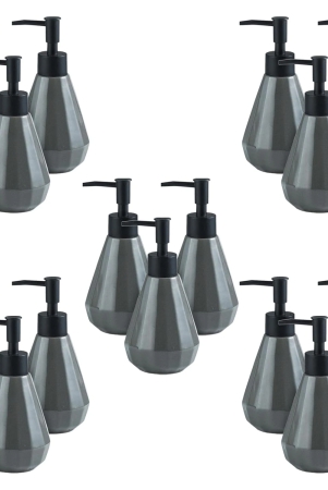 kuber-industries-liquid-soap-dispenser-pack-of-5-250-ml-gray-kuber-industries-soap-dispenser-15-piece-pack-of-5-250-ml-gray-ideal-for-handwash-shampoo-and-bathroom-use