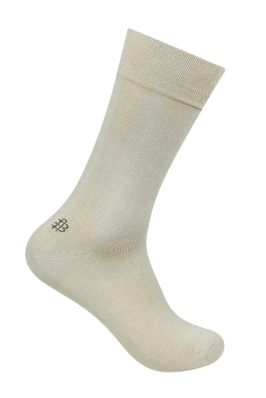 men-cotton-odour-free-plain-socks-beige-free-size