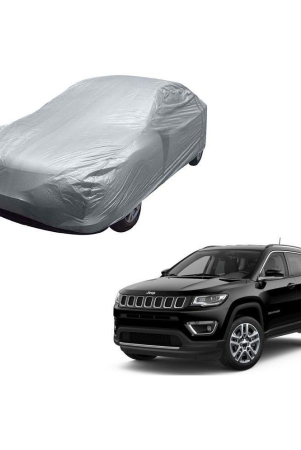 kozdiko-silver-matty-car-body-cover-with-buckle-belt-for-jeep-compass