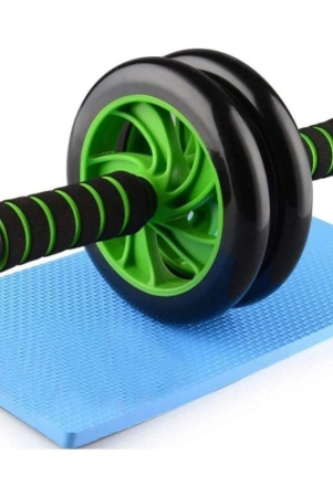 abs-crossfit-roller-set-with-knee-mat-for-gym-workout-fitness-exercise-pack-of-1-free-size