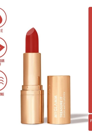 treasure-it-suede-matte-lipstick-french-kiss-red-shade-long-lasting-non-drying-bullet-lipstick-with-vitamin-e-cocoa-butter-42g