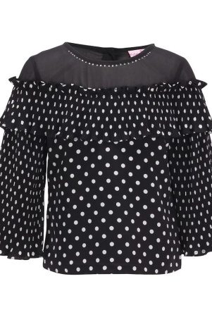 smart-casual-polka-dot-printed-full-sleeves-top-none