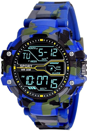 hala-blue-pu-digital-mens-watch