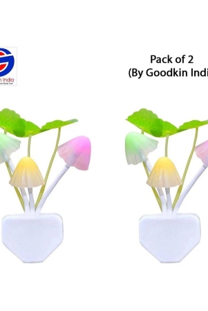 goodkin-pack-of-2-mushroom-shape-automatic-sensor-led-color-changing-light-night-lamp-multi