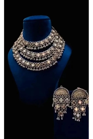 samridhi-dc-silver-alloy-necklace-set-pack-of-1-silver