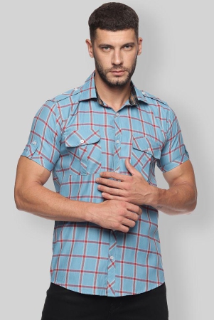 yha-teal-100-cotton-regular-fit-mens-casual-shirt-pack-of-1-none