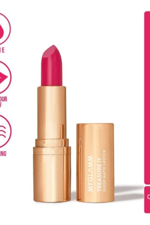 treasure-it-suede-matte-lipstick-cuddle-buddy-light-magenta-pink-shade-long-lasting-non-drying-bullet-lipstick-with-vitamin-e-cocoa-butter-42g