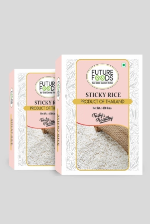 future-foods-glutinos-sticky-rice-sweet-rice-healthy-tasty-gluten-free-fiber-rich-product-of-thailand-450g-pack-of-2