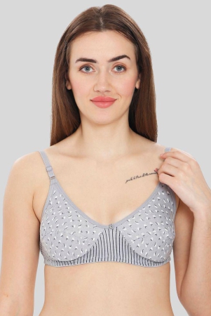 ilraso-light-grey-cotton-non-padded-womens-t-shirt-bra-pack-of-1-none