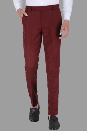 playerz-maroon-polycotton-slim-fit-mens-chinos-pack-of-1-none