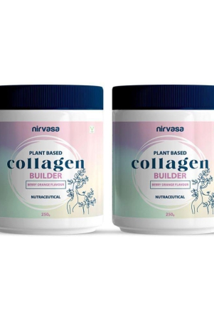 nirvasa-plant-based-collagen-builder-powder-for-anti-ageing-saggy-skin-enriched-with-pro-collagen-blend-anti-ageing-blend-and-collagen-2-x-250-g