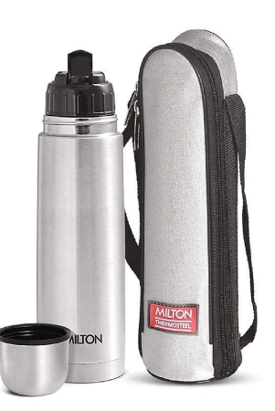 milton-flip-lid-500-thermosteel-24-hours-hot-and-cold-water-bottle-with-bag-500-ml-silver