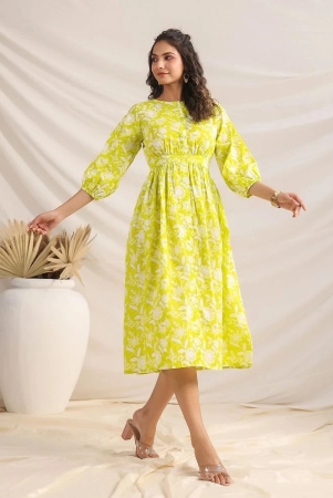 janasya-cotton-printed-midi-womens-a-line-dress-lime-green-pack-of-1-none