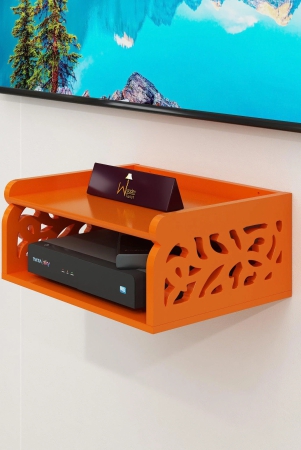 wooden-beautiful-design-set-top-box-wall-shelf-orange