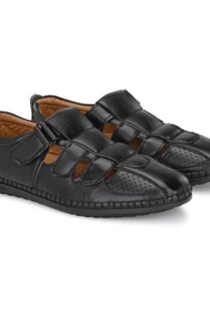 shoerise-black-mens-sandals-none