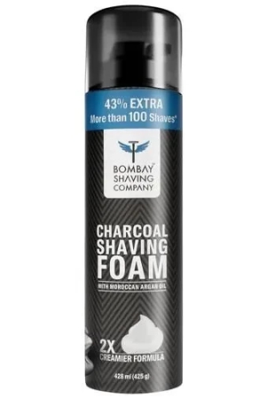 Bombay Shaving Company Charcoal Shaving Foam (43% extra), 425 g