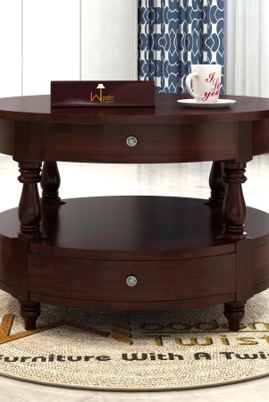 wooden-twist-2-drawer-round-teak-wood-coffee-table-brown-brown